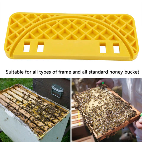 Uncapping Tank Holder For Beekeeping And Honey Harvesting Equipment, stable slot design for 5-gallon buckets.
