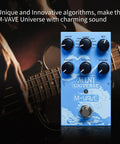 Blue Dope Compact Guitar Reverb Pedal With 9 Digital Effects Room Hall Plate Spring Shimmer Cloud Bloom Swell And Lo Fi