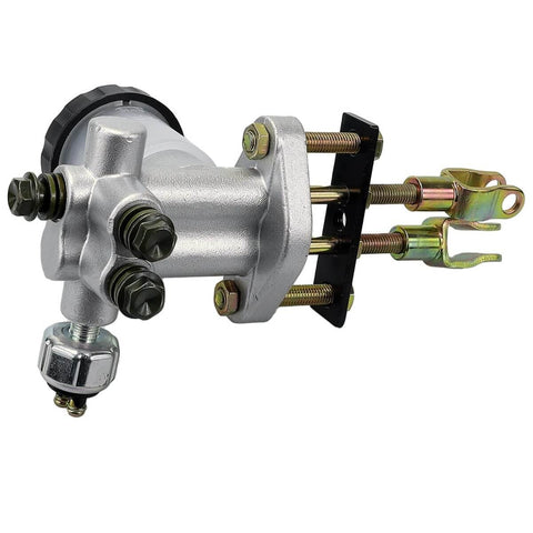 Heavy Duty Go Kart Hydraulic Brake Master Cylinder Replacement for 90cc to 250cc Go Karts and ATVs Aluminum Alloy