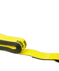 Two Pack 3 Inch By 30 Foot Ratchet Tie Down Straps With Flat Hooks Yellow Heavy Duty Construction 5000 Lb Working Load Limit