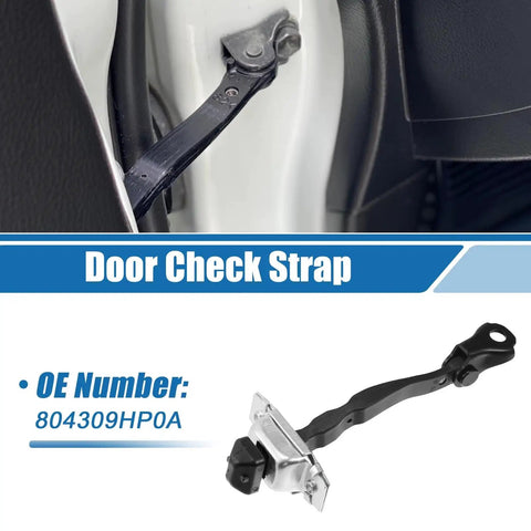 Nissan Altima Front Door Hinges With Multi Level Door Limiter, Heavy Duty Stop Strap For 2015 2016 2017 2018, Durable Metal 804309HP0A