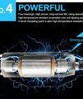Powerful 5.5 Kilowatt Water Cooled Spindle Motor with visible bearings and insulation for CNC routers at 24000 RPM.