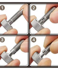 Dead Nuts Accurate M8 Self Locking Locating Pin With Spring Plunger And No Nut Electrogalvanized Alignment Dowel assembly steps