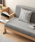 Heavy Furniture Sliders For Carpets 9.5 By 5.75 Inches Reusable Moving Sliders shown in use under sofa leg on carpet