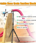 Beast Workhorse Heavy Duty Screw Conveyor With 2000W Portable Grain Suction Pump for cement sand fertilizer