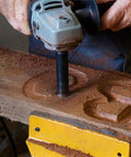 Turbo Shaft Freehand Power Carving Attachment For Angle Grinder 20 Millimeter Diameter For Deep Carving Detailed Lettering