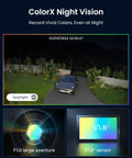 Altas PT Ultra 4K Outdoor Security Camera With Solar Power ColorX Night Vision showcasing night vision color quality.