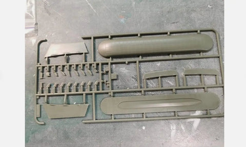 One Seventy Two Scale E7A Wedgetail Airborne Radar Aircraft Model Kit In Plastic Unpainted And Unassembled sprue parts