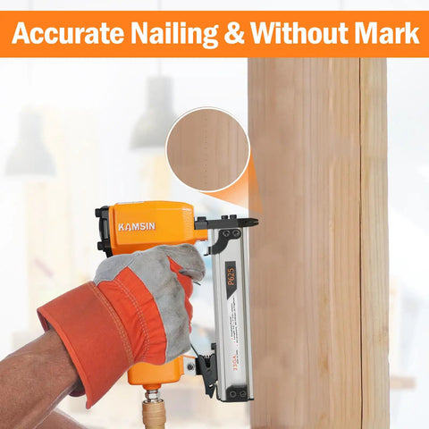 Ultra Lightweight 23 Gauge Pneumatic Pin Nailer For Cabinet And Door Install With Buttery Smooth Trigger And Knockout Performance For Flawless Trim Work And Daily Job Site Grind