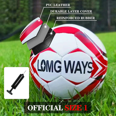 Go To Portable Backyard Soccer Goal Kit With 2 By 2.6 Ft Net, Ball, Pump, Ground Stakes And Carry Bag soccer ball and pump