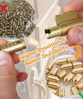 Keyway Rekey Kit For SC1 And SC4 Locks With Bottom Pins 0 Through 9 50 Pins Per Kit shown with lock cylinder and pins