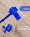 80 Pack Quick Splice Wire Connectors Solderless Snap Electrical Wire Terminals Insulated Crimp Connectors 22 10 AWG