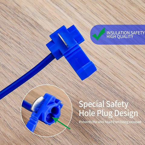 80 Pack Quick Splice Wire Connectors Solderless Snap Electrical Wire Terminals Insulated Crimp Connectors 22 10 AWG