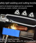 Pro Grade Welding Tools Kit torch striker and cleaner with wire files, ideal for safely lighting welding and cutting torches.
