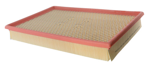 Racing Air Filter For Automotive Intake Upgrade With Pleated Paper Media And High Strength Construction Delivers Maximum Airflow Cleaner Engine Easy Fit Performance Boost For Street And Track Use, rectangular view.