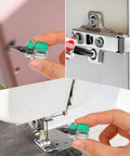 Sturdy Stubby Screwdriver Set for Sewing Machines 4 Piece Mini Short Screwdrivers With Flat Head and Phillips Head Tiny Tools