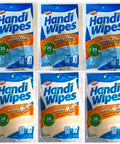 Heavy Duty Reusable Cleaning Wipes Set Of 6, Each Pack Contains 3 Wipes, Rinse And Reuse Up To 20 Times, Machine Washable