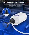 1L Hand Fluid Transfer Pump With 39 Inch Silicone Hose, multipurpose for engine oil and transmission fluid in workshop