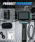 Packaging for Two-Way 210 Degree Articulating Borescope Endoscope With Light 1080P Mechanic Inspection Tool 4.3 Inch IPS Display