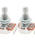 B25K Mini Pots 9.5mm Linear Taper Potentiometers With Split Shaft 18 Spline M8 Thread 6mm Shaft For Active Pickups