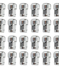 24 Pack Silver Chrome Lug Nuts That Rock Your Wheels, Heavy Duty Steel Thread Repair Kit For Trucks And Cars, Tough High Strength Screws Built To Last Without The Hassle Of Custom Fitting. 24 silver chrome steel lug nuts set