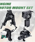 Engine And Transmission Mount Kit For Corolla Matrix Pontiac Vibe 1.8L 2003 2004 2005 2006 2007 2008 Direct Replacement Mounts A4218 A4219 A4220 A4221