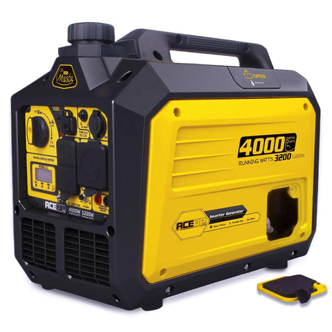 4000 Watt Portable Inverter Generator With 149cc 4 Stroke OHV Engine Ultra Quiet Gas Power For Home Or RV 60Hz