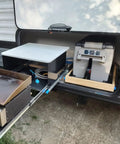 Heavy Duty Locking Drawer Slides Built Tough for Smooth Action, 250lbs Capacity, 56 Inch Side Mount Tool Box Glides in camper setup