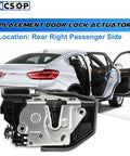 Rear Right Passenger Side Power Door Lock Actuator Motor For BMW 2003 Through 2019 Models displayed next to a car.