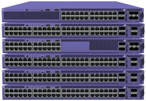 Heavy Hitter 24 Port Stackable Switch With 1 2.5 5 10GbE Multi Gigabit Ports, side view showing multiple units stacked.