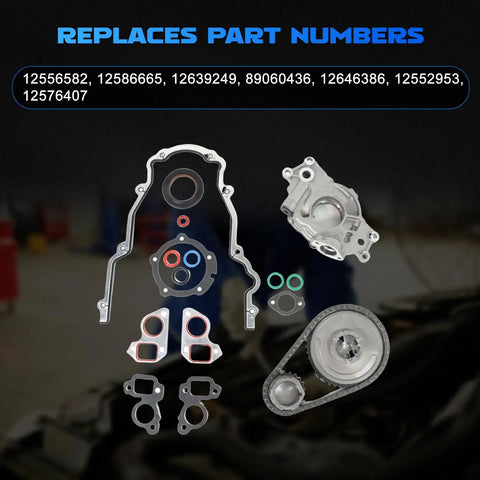 Timing Chain Kit With M295 Oil Pump And Gasket For G8 H2 CTS Escalade ESV Escalade EXT Avalanche 1500 Silverado engines