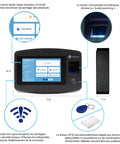 Biometric Fingerprint Time Clock With RFID And PIN Cloud Based Attendance System For Small Businesses One Stop Payroll Ready Time Tracking Solution Today.