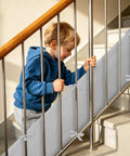 Soft Padding Panels For Kid Spaces And Stairs Rails With Tie Straps Edge Guard for safety on stairs