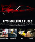 Evil Energy PTFE An10 Transmission Line Fits 2001 To 2005 Gm Duramax 6.6L Lb7 And Lilly Cooler Hose For High Temp Heavy Duty Swapping And Turbo Diesel Performance Upgrades with multiple fuel types displayed.