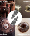 Hot Deal Stripped Screw Extractor Kit With Left Tapered Drill Bits For Easy Removal Of Damaged Bolts And Screws High Carbon Steel DIY Tool Set Five Piece Gadgets For Woodworking Pros Making Repairs A Breeze on rusted screws and broken bolts