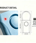 Two Pack Door Handle Alarm With Vibration Sensor, 120dB Siren, Alerts Up To 650 Feet, Easy Install On Any Door, Choose Off, Alarm, Or Doorbell Mode, Deters Intruders And Lets You Monitor Kids Or Patients, 5x7cm, 3 AAA battery powered