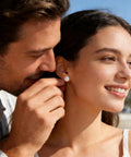 12 Pairs Pearl Stud Earrings For Women Set In White Simulated Pearls In Four Sizes Simple Chic Jewelry For Everyday Wear Lightweight Comfort Perfect Gift Timeless Classic, worn on ear