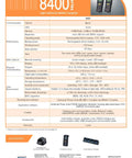 Heavy Duty Industrial Barcode Scanner And Mobile Computer With Boss Level Battery Life Tough Rugged Handheld specifications sheet.