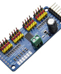PCA9685 16 Channel 12 Bit PWM Servo Driver Module With I2C Interface For MG90S SG90 MG995 Servos And LED Projects