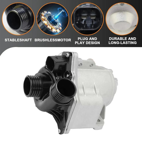Top Rated Electric Water Pump For BMW E60 E90 F10 X5 335i N54 N55 Engine Coolant System Repair Replacement Bolt Kit Oem 11517588885 Perfect Fit Durable Cooling Solution For High Mileage Vehicles