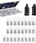 30 Pcs Tire Repair Screws Self Tapping Rubber Plugs Kit With Screwdriver And Storage Box, DIY Tire Patch For Cars, Motorcycles And Trucks