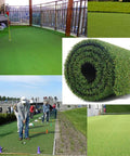 Ultra Thick Golf Turf Pro Putting Green Mat 7ft by 13ft for indoor outdoor practice; synthetic faux grass in garden and gym images