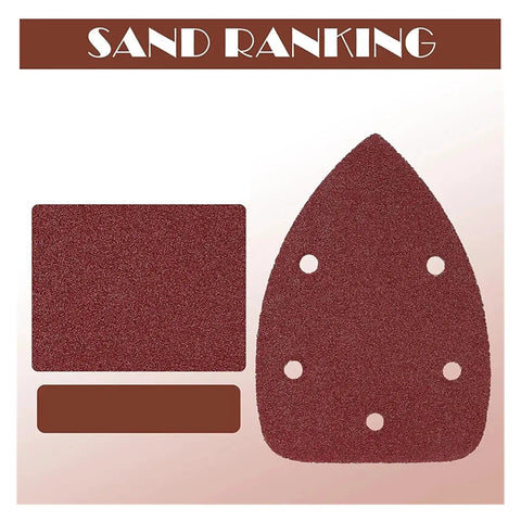 Ditch The Dust For Good With These 20Pcs Hook And Loop Sanding Discs Made From Premium Aluminum Oxide, featuring two shapes.