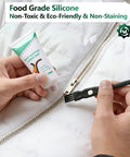 Applying Zipper Lubricant For Plastic And Metal With Silicone Grease And Applicator Brush Easy Glide Non Staining on jacket zipper