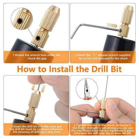 How to install the drill bit for the Slick Cordless Power Drill Game Changer Features Precision Multi-Bit Full Setup.