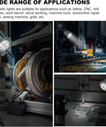 Heavy Duty Magnetic Work Light With Strong Grip Beast Mode 600 Lumens Of Crisp 6500k White Beam used in machining and workshop settings