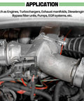 3 Inch V Band Exhaust Clamp Kit with male and female piping installed in turbo intercooler system application