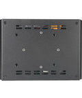 Back view of Hella Reliable Firewall And Router Mini PC with vent holes and mounting points for installation.