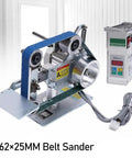 Shop Ready Heavy Duty 550W Brushless Belt Sander Plus Bench Polisher, 762x25MM belt, all steel frame for grinding and sanding.