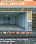 Heavy Duty Garage Door Opener Drive Belt 237 Inches Long For 7 Foot Doors Replacement Belt 41A5250 41AB050-2 Compatible